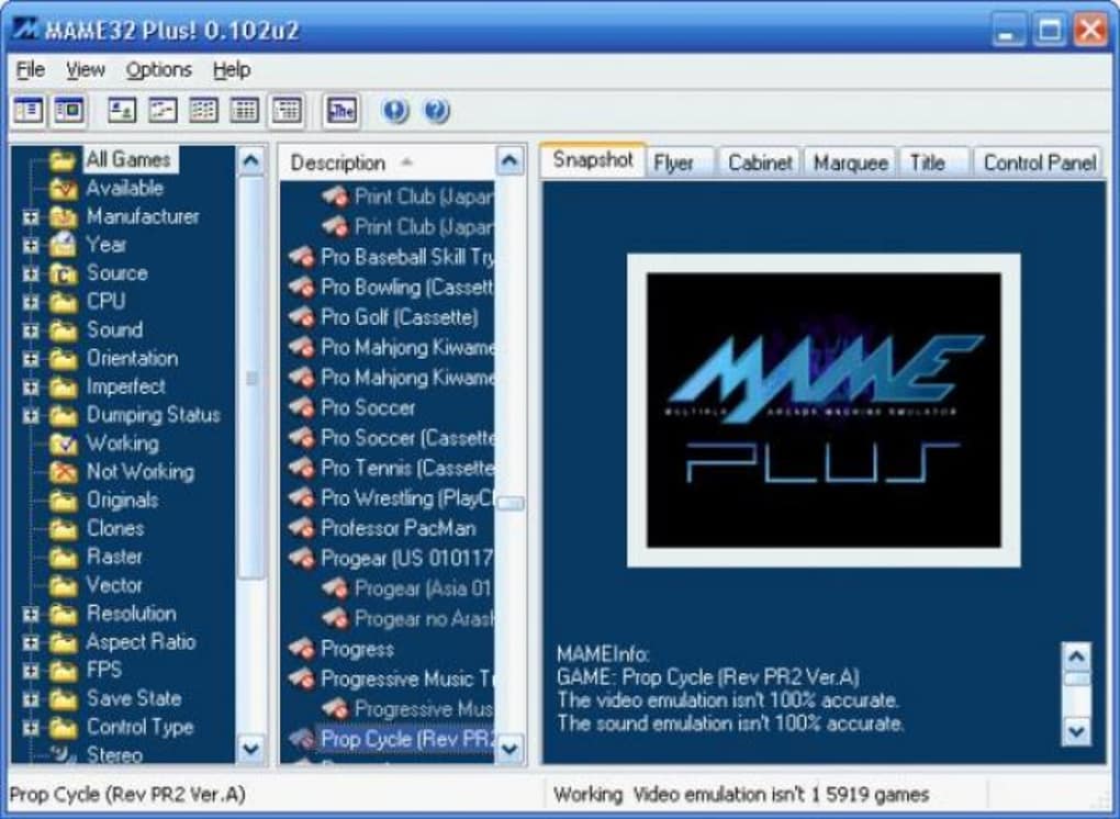 Download mame 32 emulator